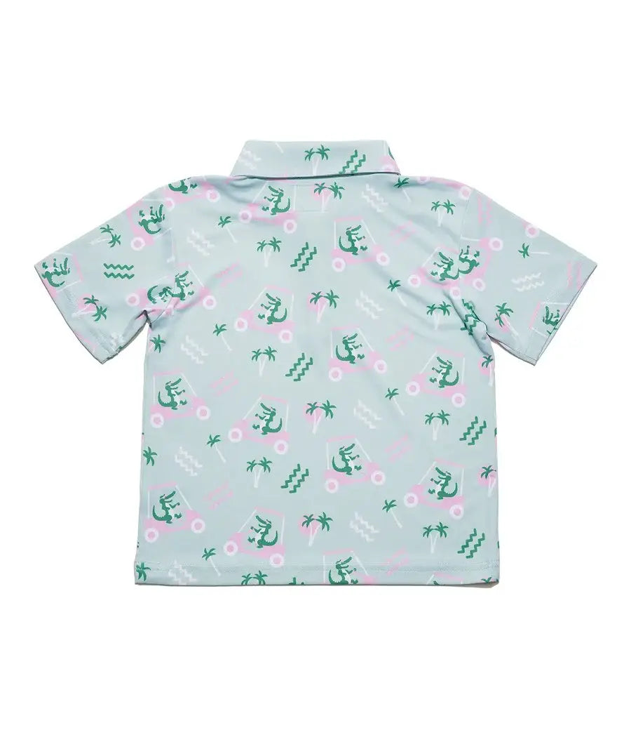 Toddler Golf Cart Gator Golf Polo