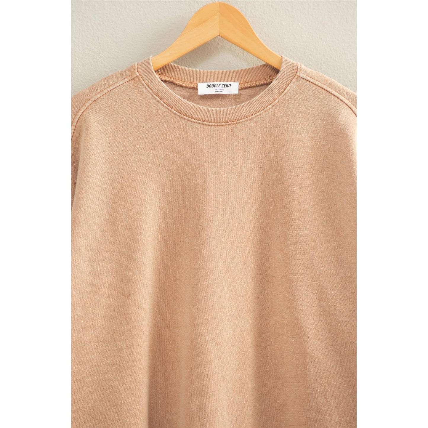 Oversized Crew Neck Sweatshirt