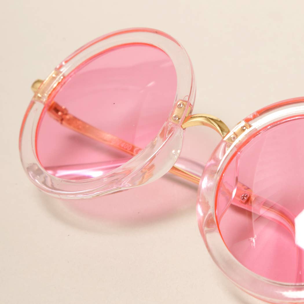 Kids Trendy Colorful Round Sunglasses