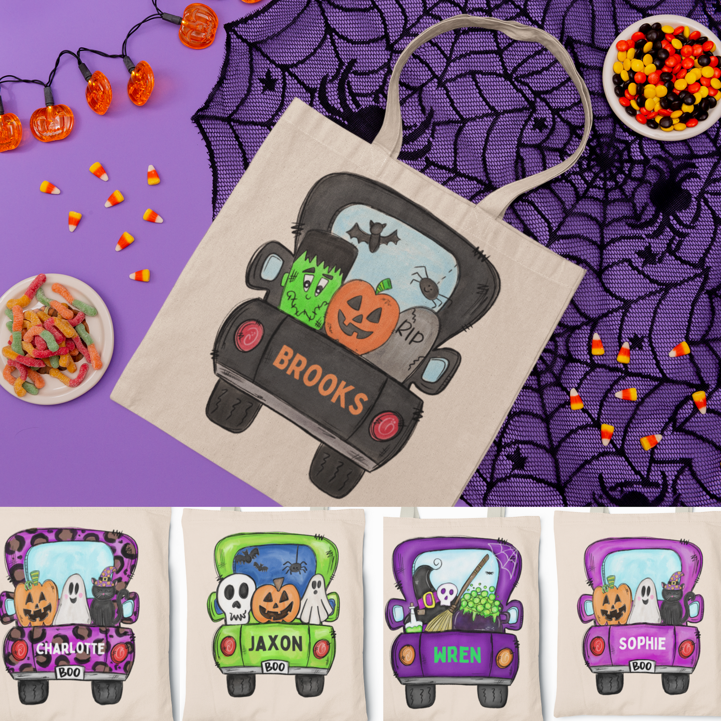 Halloween Candy Tote