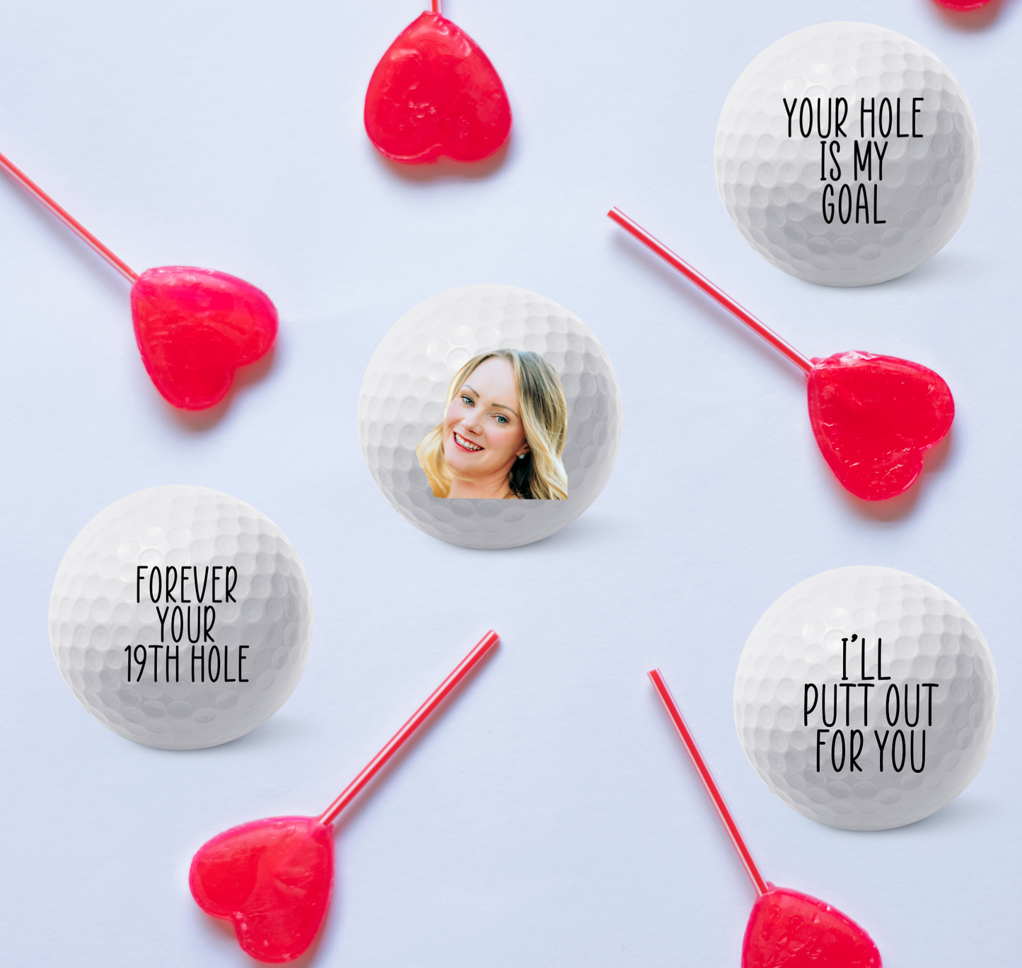 Valentines Golf Balls