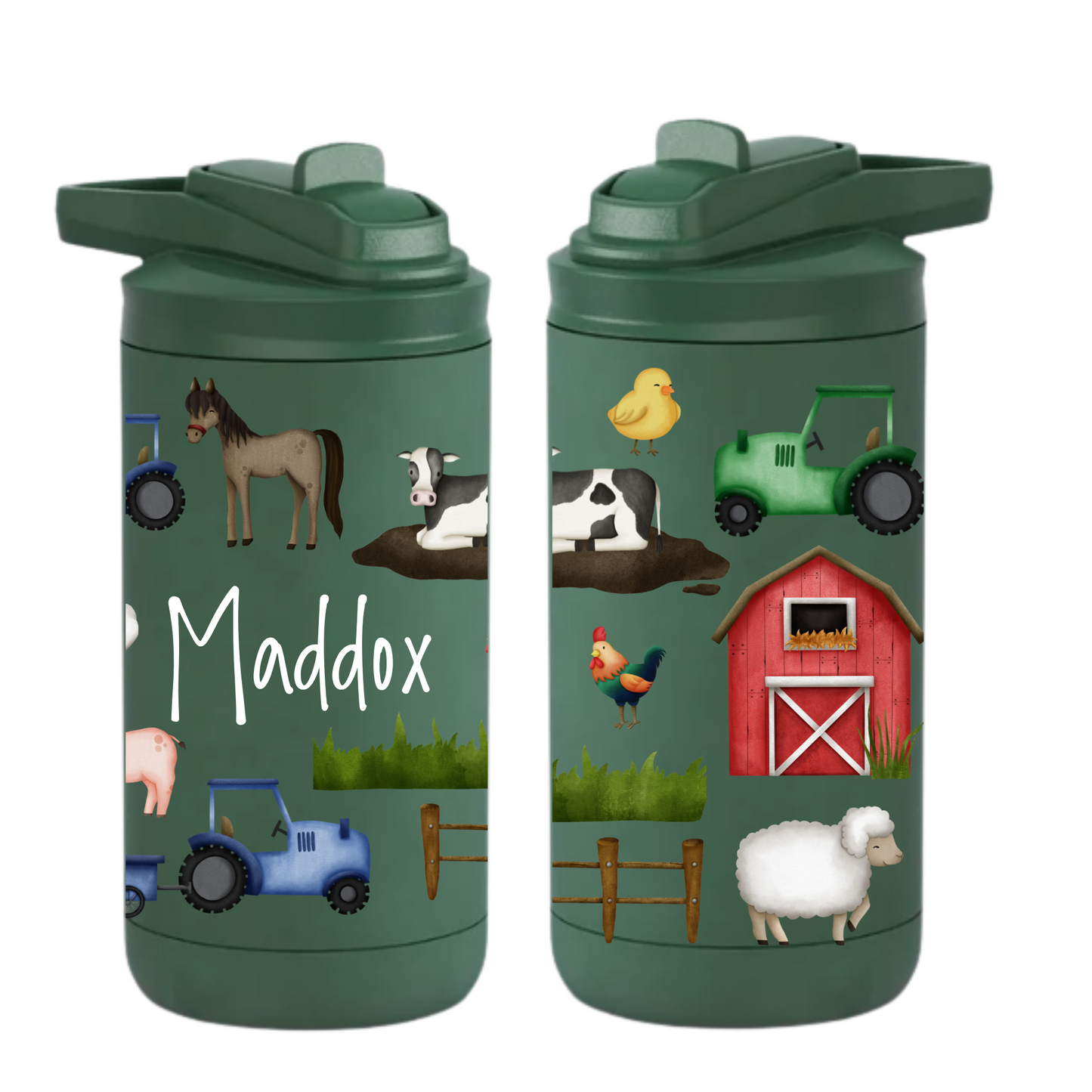 12oz Insulated Bottle - Farm Tumbler