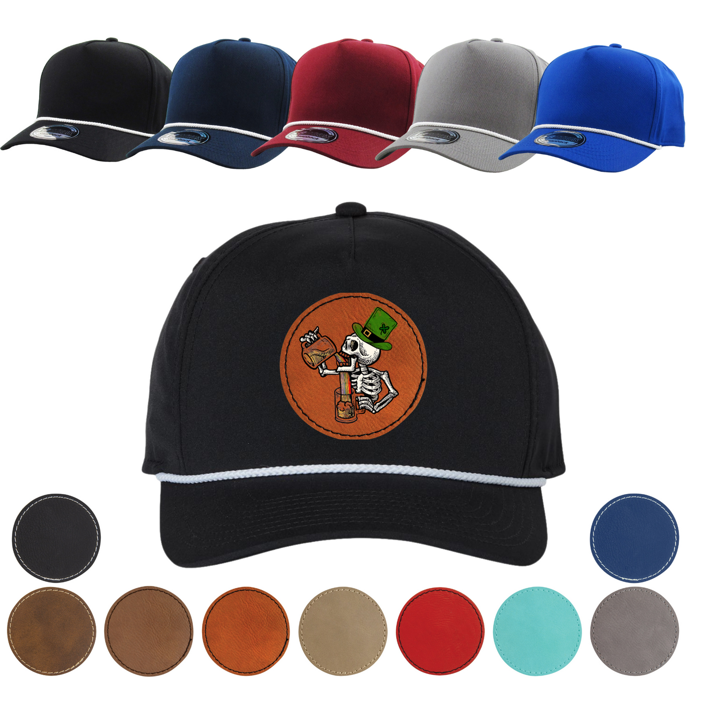 Snapback - St. Patty's Skeleton Chugging