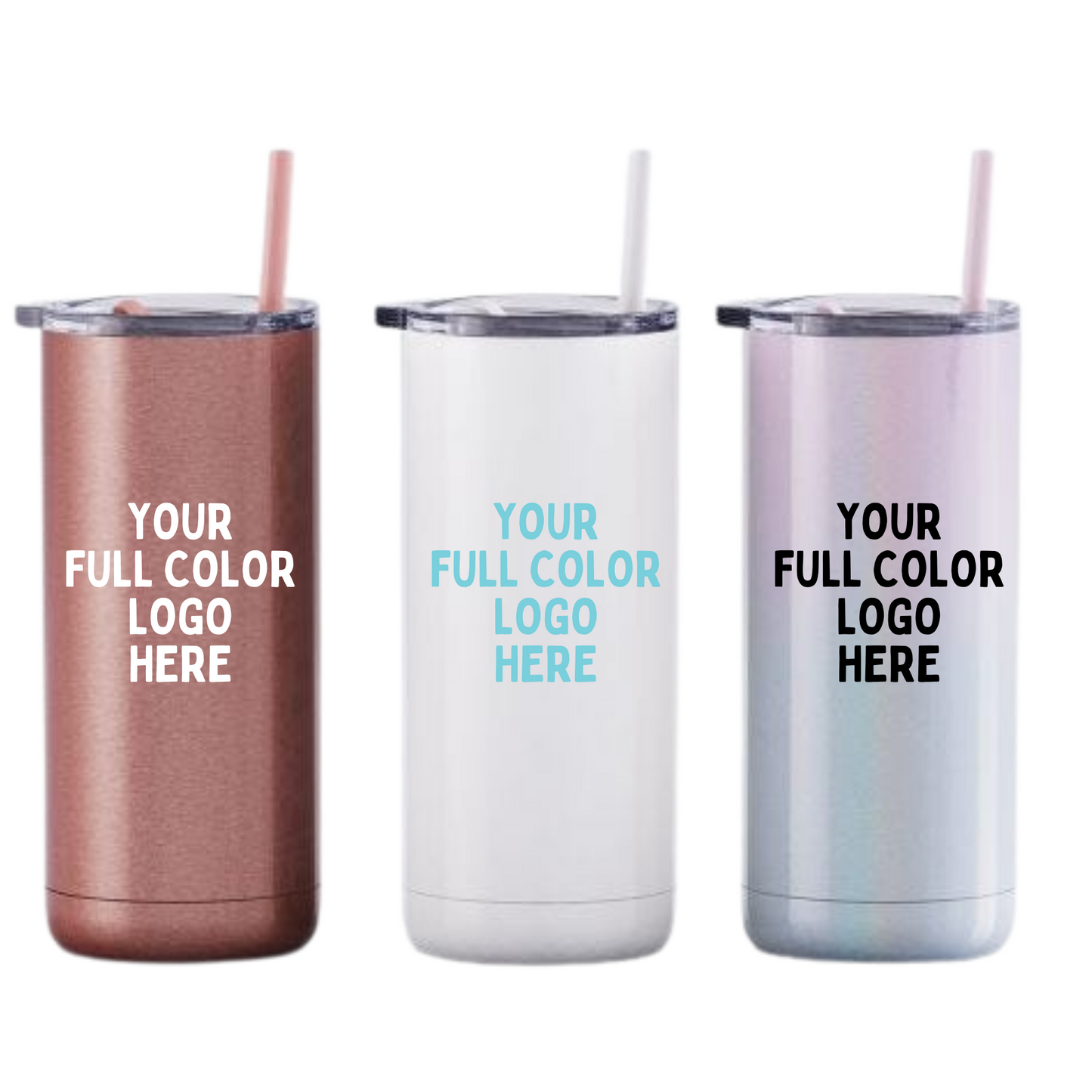 16 oz Skinny Stainless Steel Tumbler