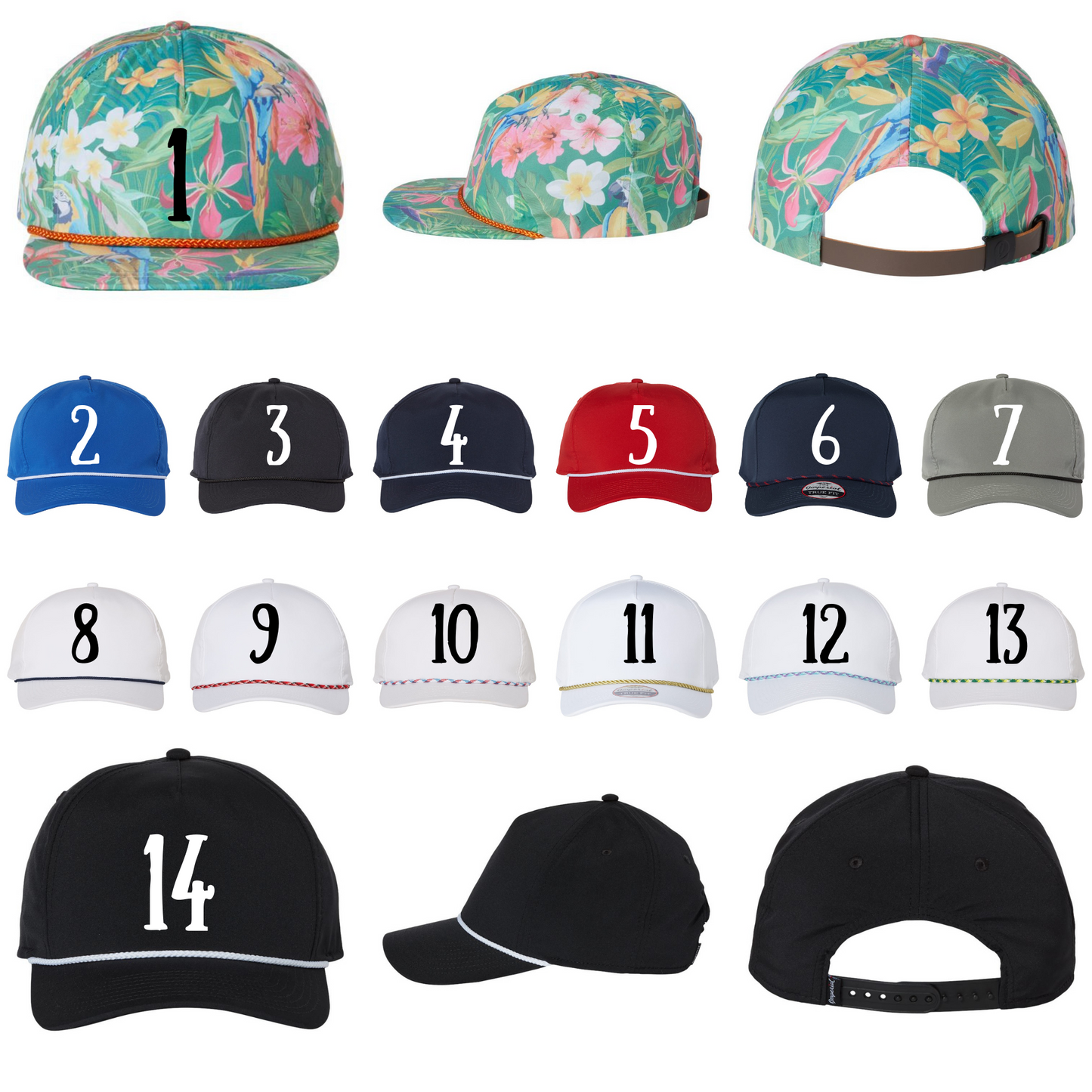 Snapback Hats - Custom Pic Square Patch