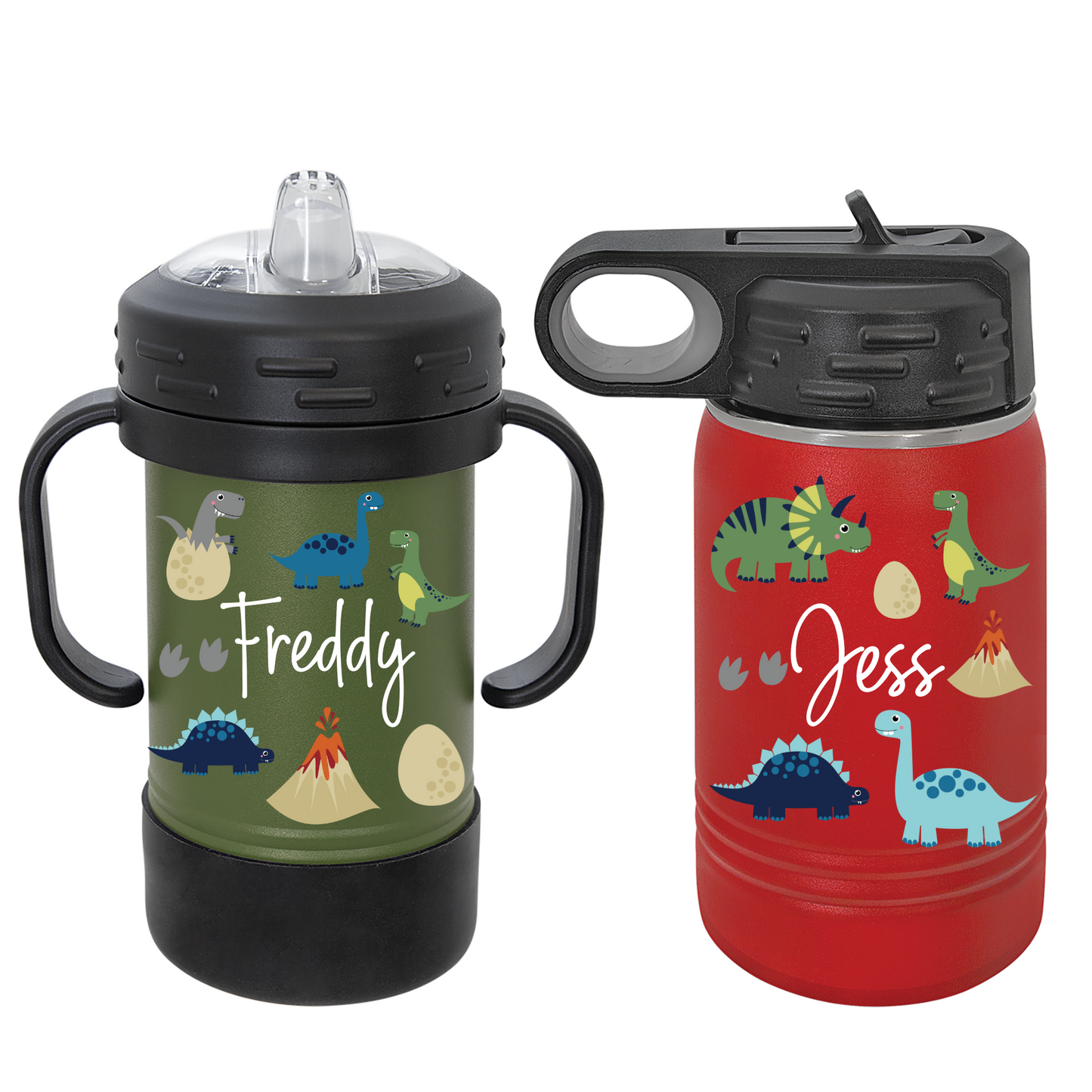 10 oz Dinosaur Sippy Cup ,Personalized kids Sippy cup