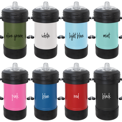 10 oz Rainbow Sippy Cup ,Personalized kids Sippy cup