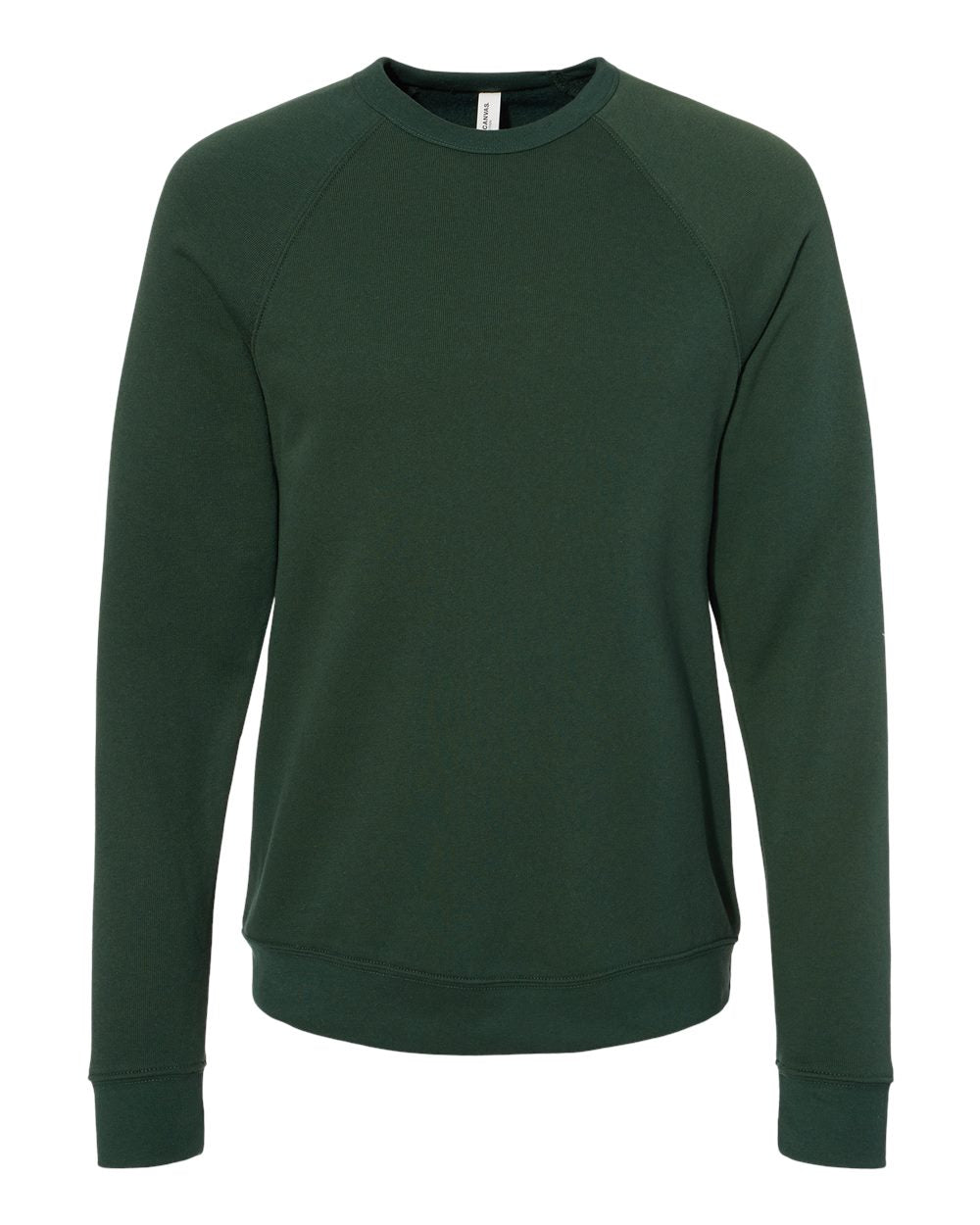 Bella Canvas Unisex Fleece Raglan Crewneck Sweatshirt