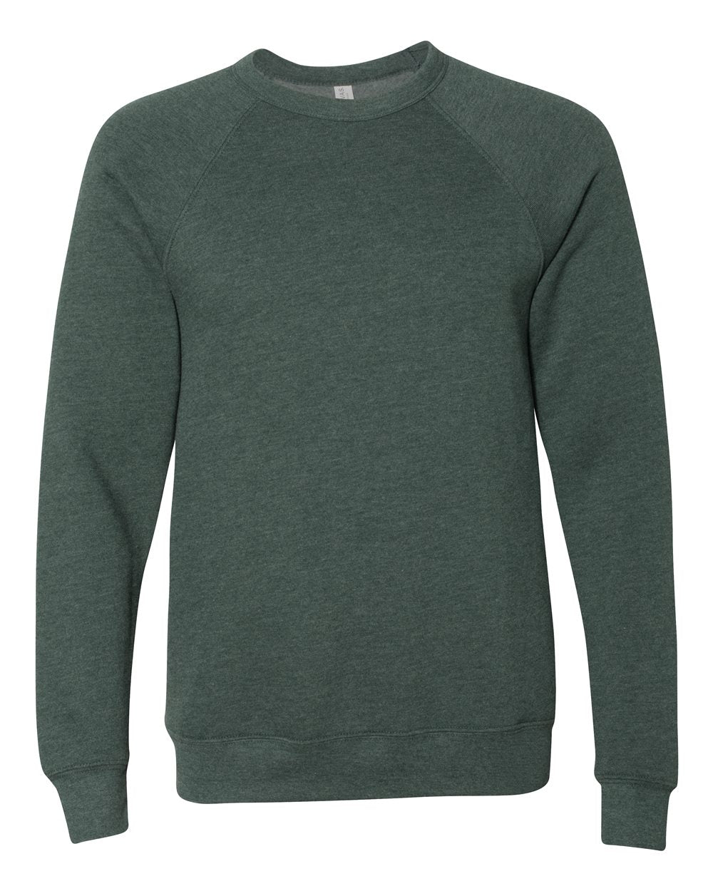 Bella Canvas Unisex Fleece Raglan Crewneck Sweatshirt