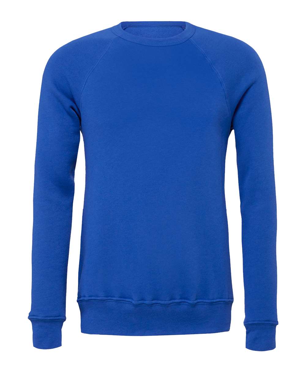Bella Canvas Unisex Fleece Raglan Crewneck Sweatshirt