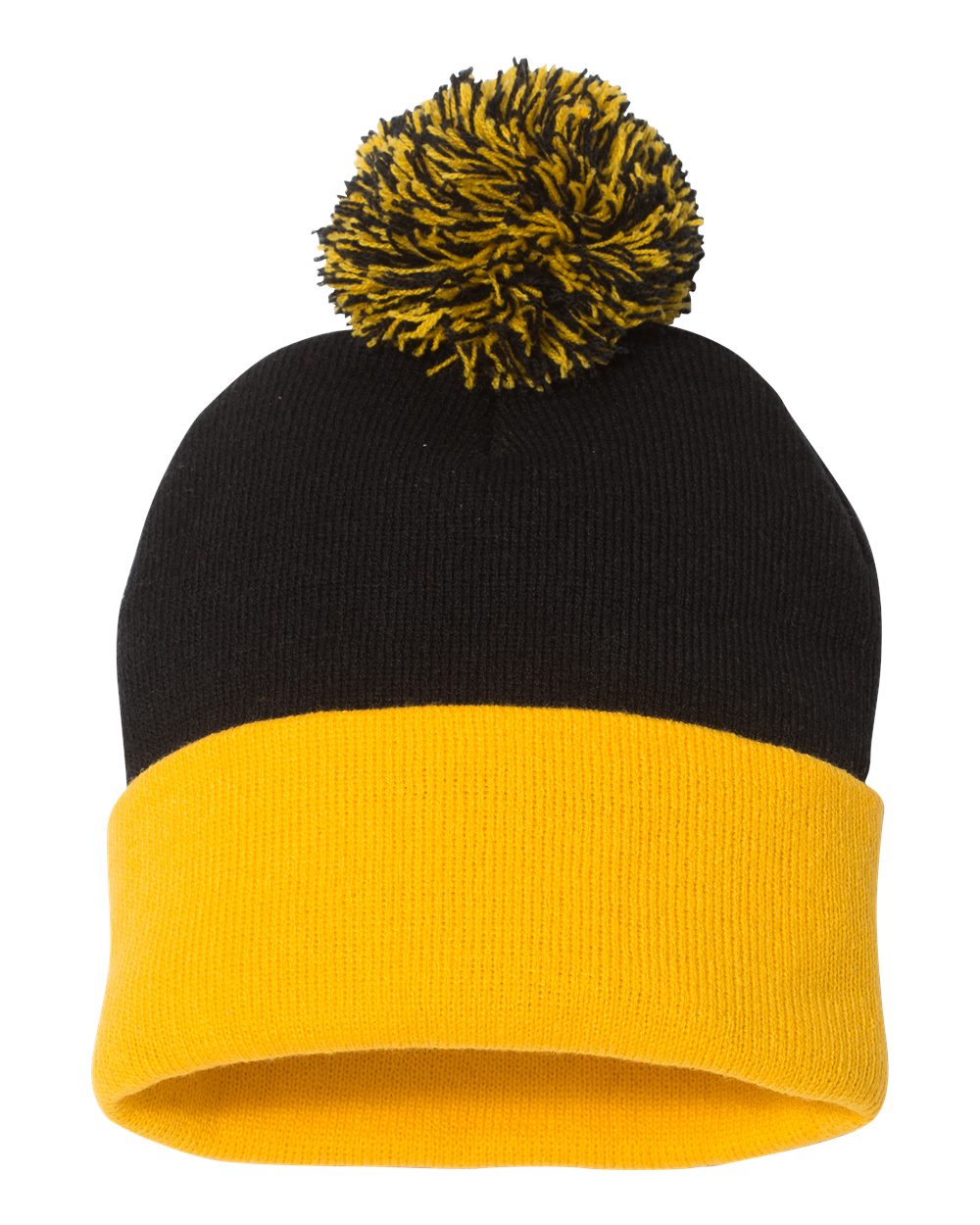 Sportsman Cuffed PomPom Beanie
