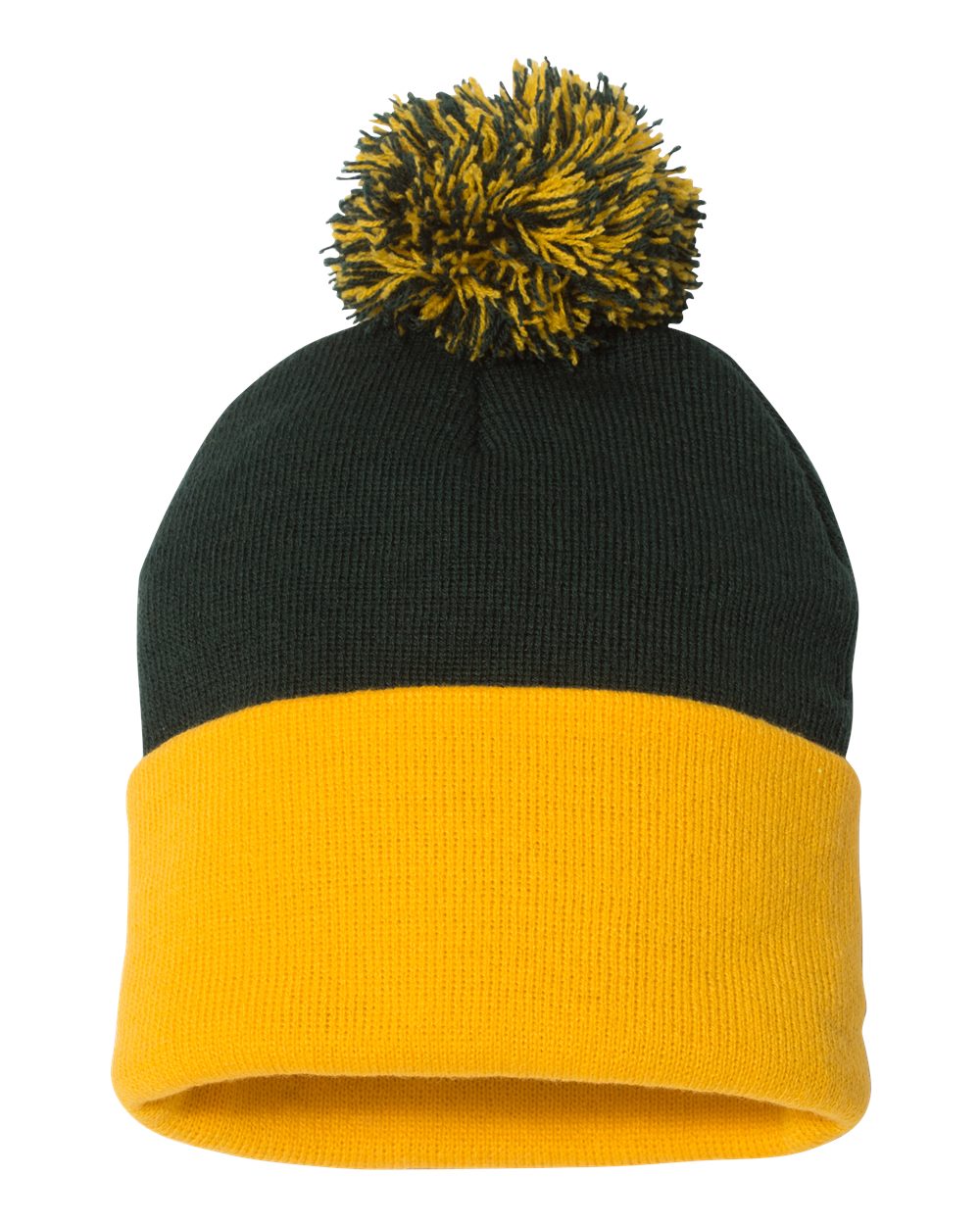Sportsman Cuffed PomPom Beanie