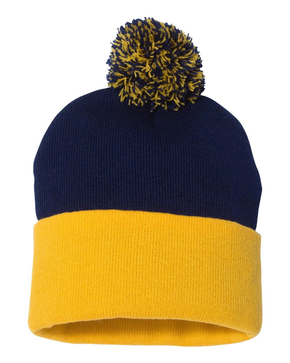 Sportsman Cuffed PomPom Beanie