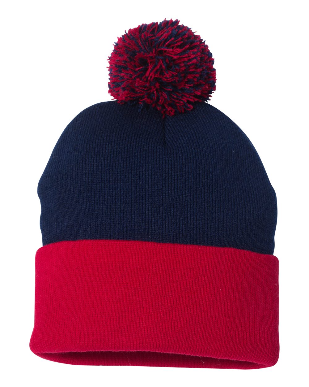 Sportsman Cuffed PomPom Beanie