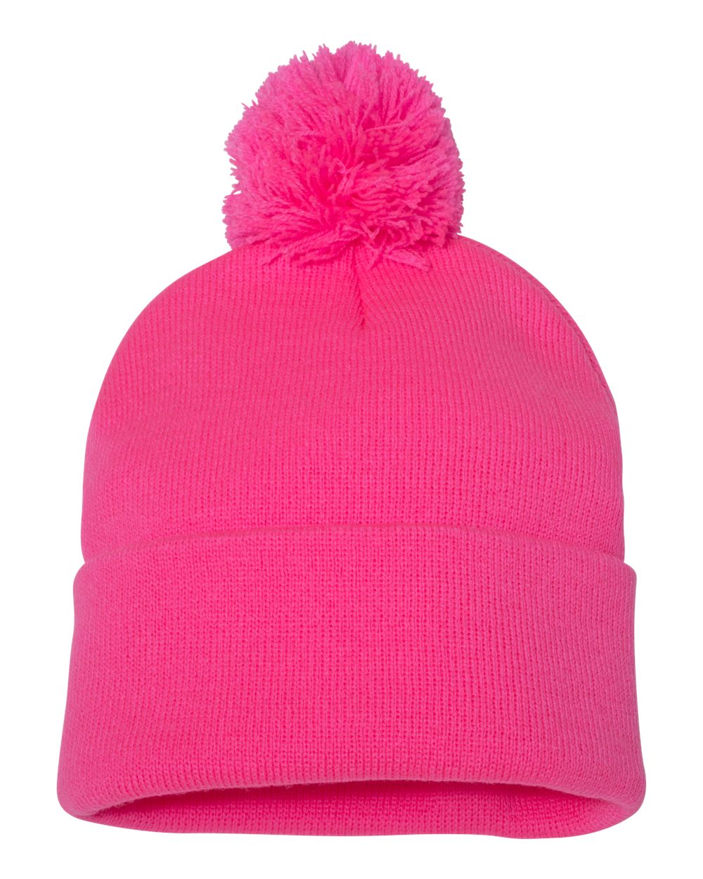 Sportsman Cuffed PomPom Beanie
