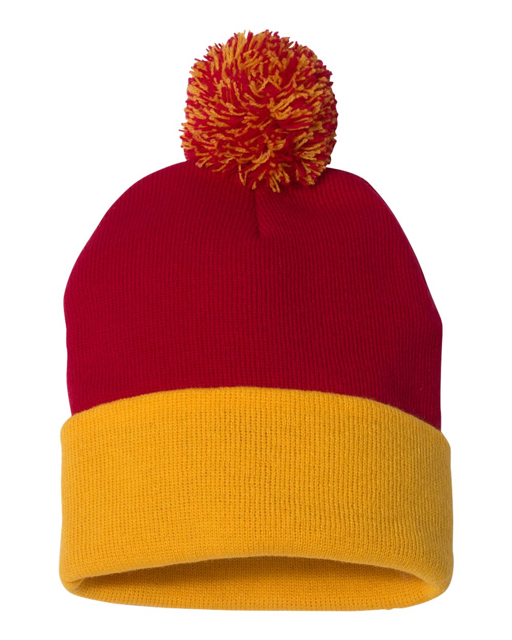 Sportsman Cuffed PomPom Beanie