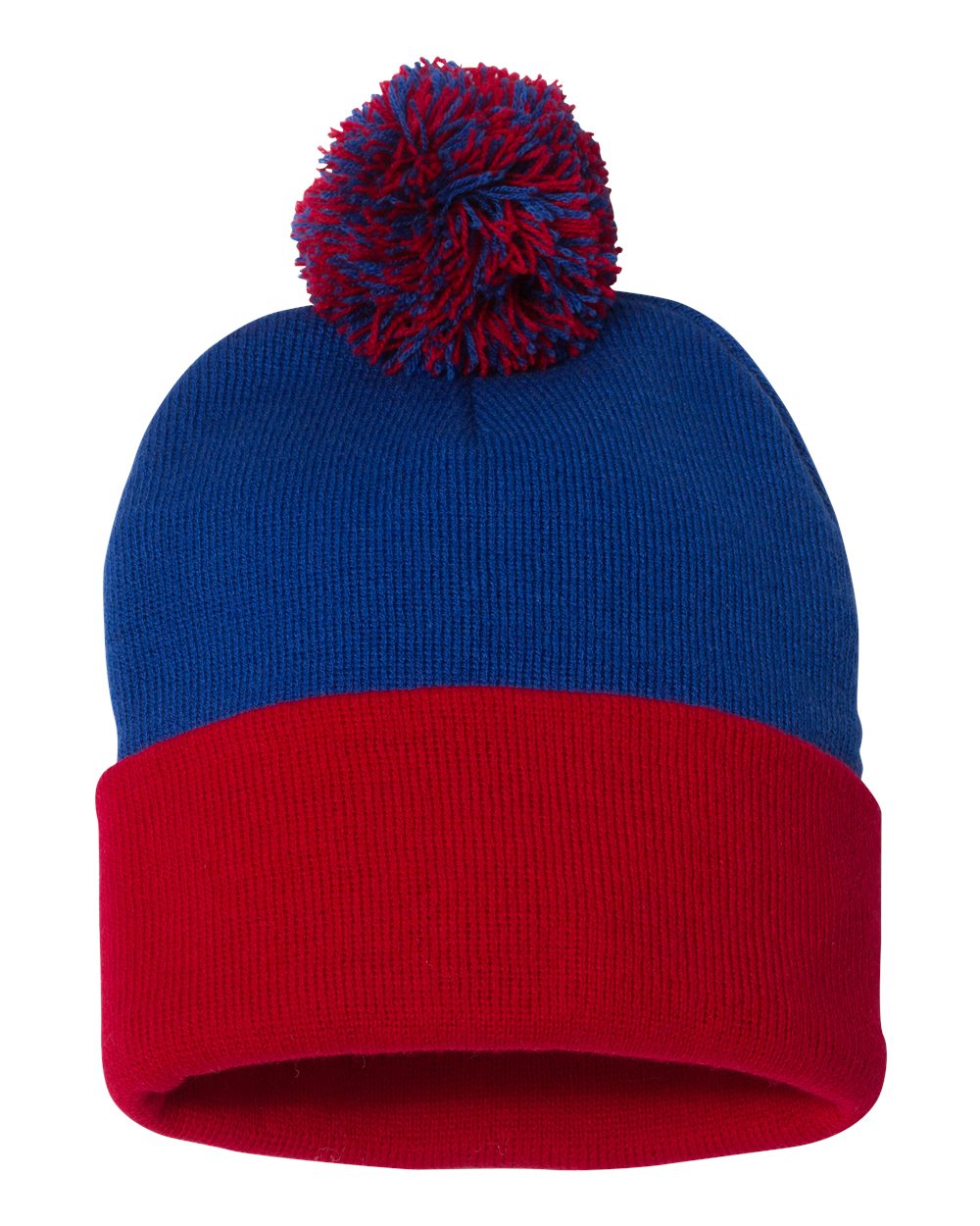 Sportsman Cuffed PomPom Beanie