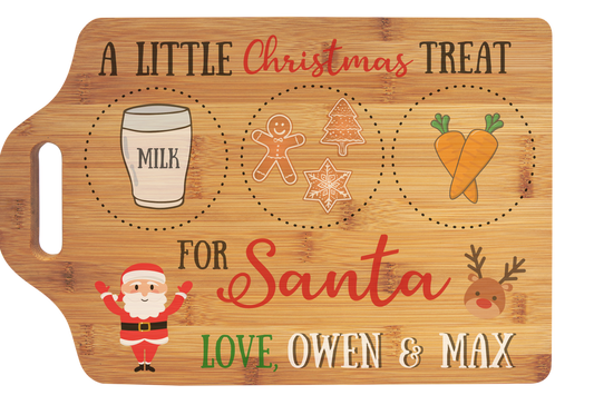 Santa Cookie Tray