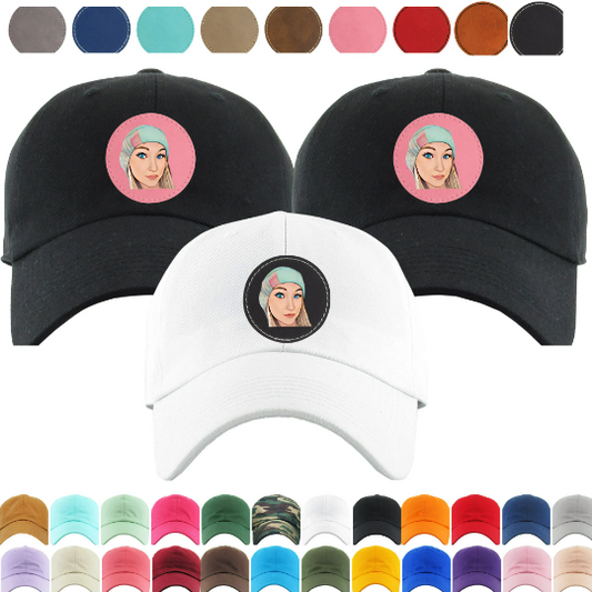 Dad Hat - Bachelorette Party Hat with Photo of Bride