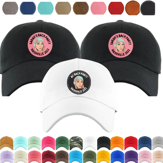 Dad Hat - Personalized Bachelorette Party Hat with City and Year