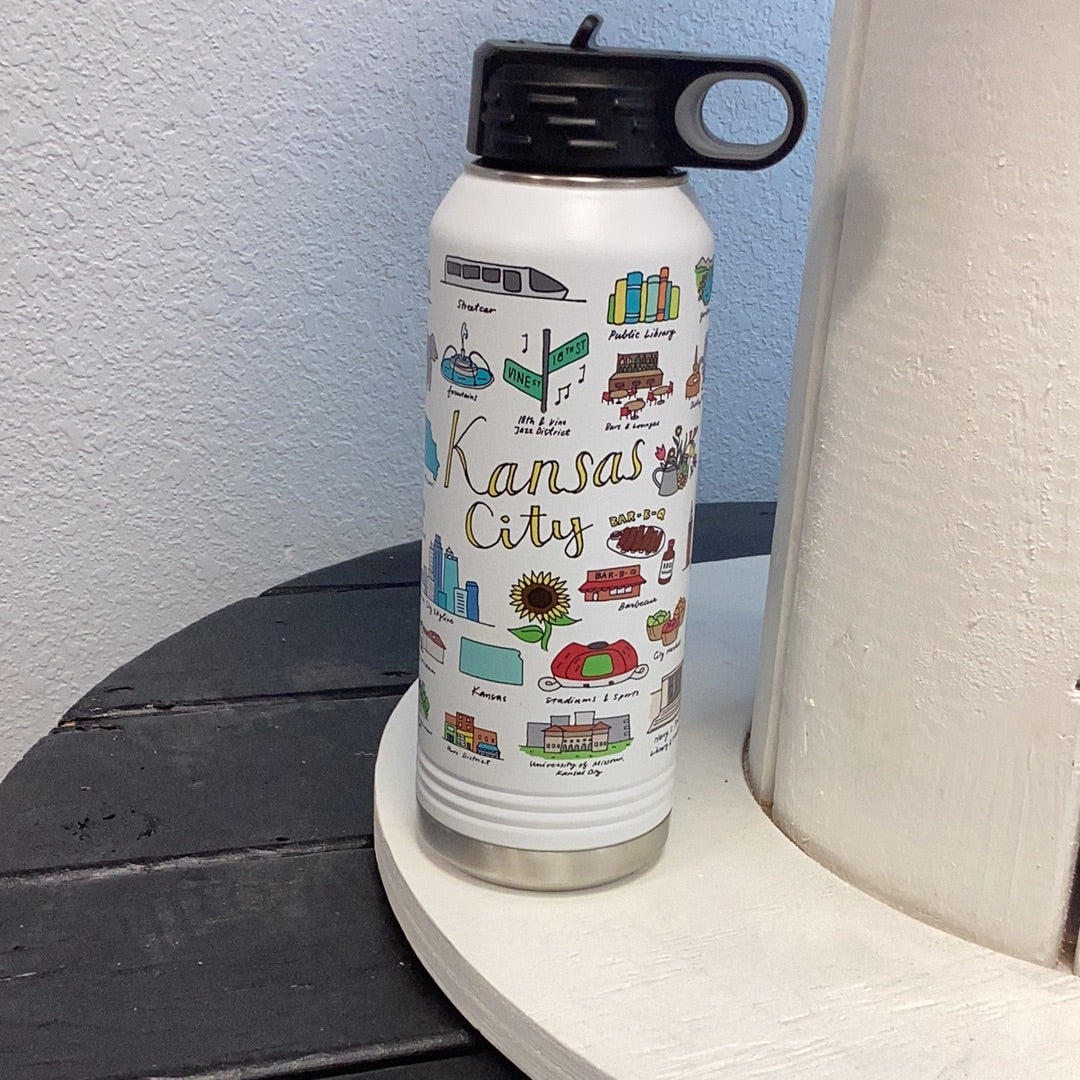 Kc icon water bottle