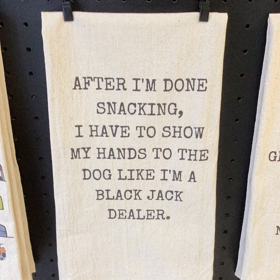 After I’m done snacking tea towel