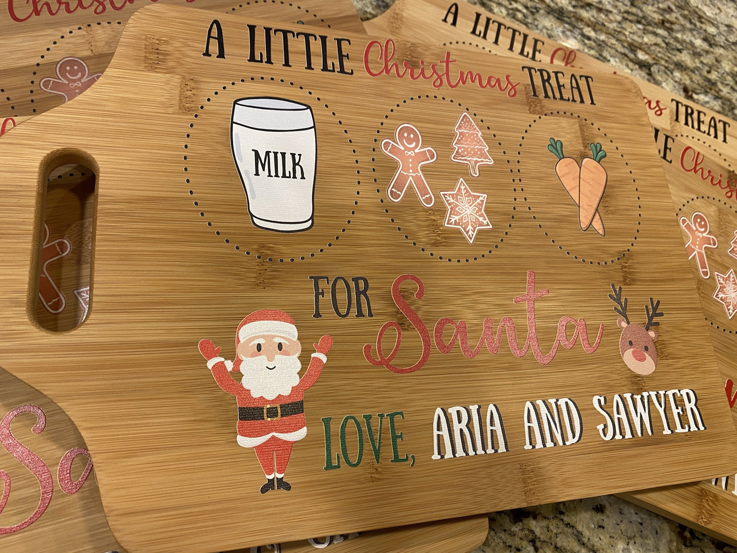 Santa Cookie Tray