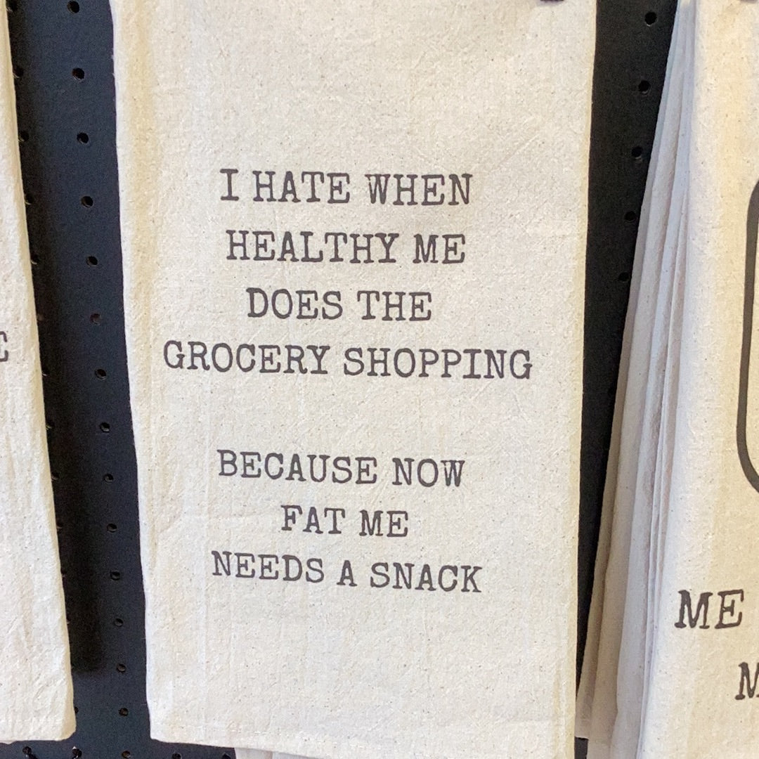 I hate when tea towel