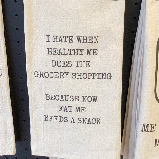 I hate when tea towel