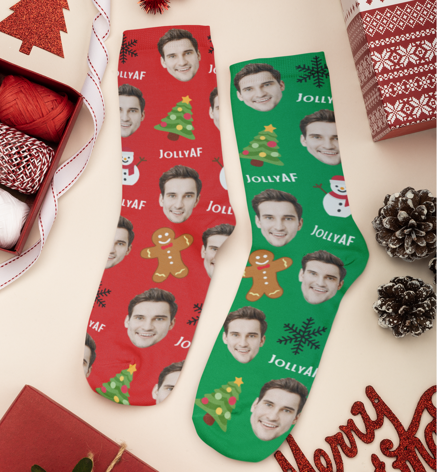 Christmas Socks - JollyAF