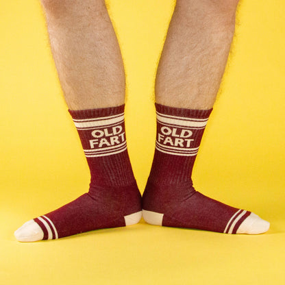 Old Fart Gym Crew Socks