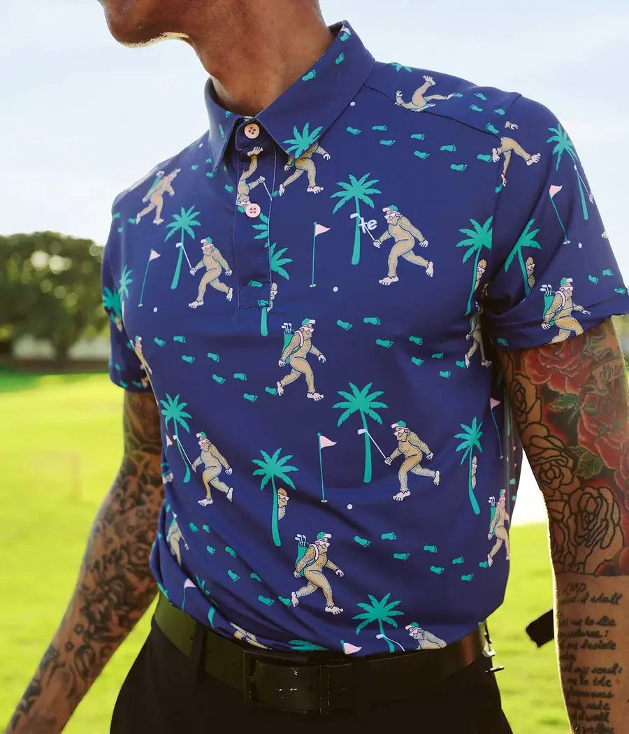 Bigfoot Bogey Golf Polo