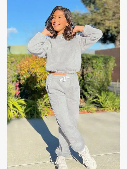 GKSS-22-3002B- Girl's 2 pc Pant Jog Set