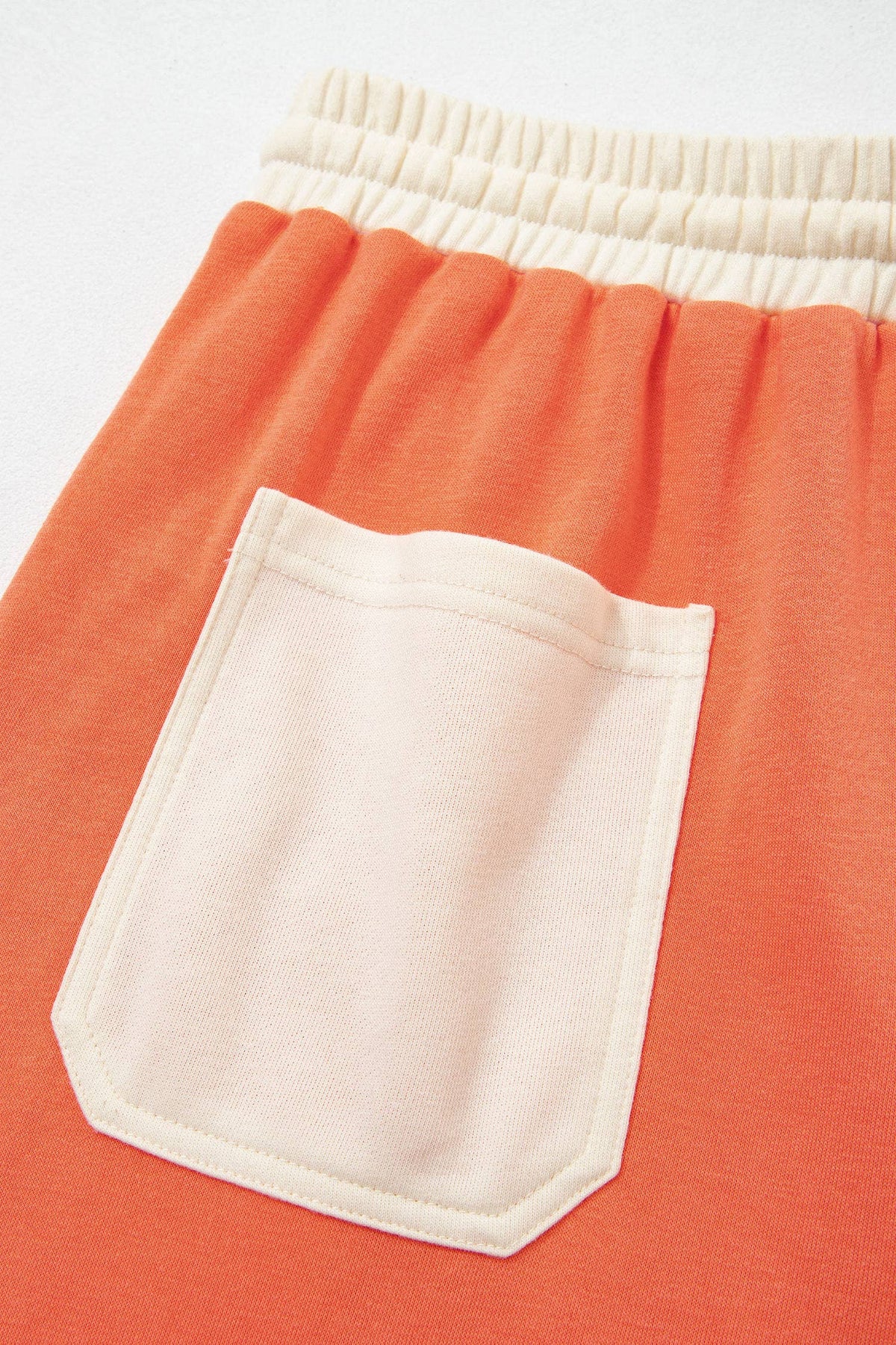 66 High Waist Color Block Patchwork Wide Leg Pants (S-XL)