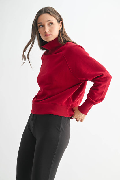 Malibu Raglan Sleeve Turtleneck