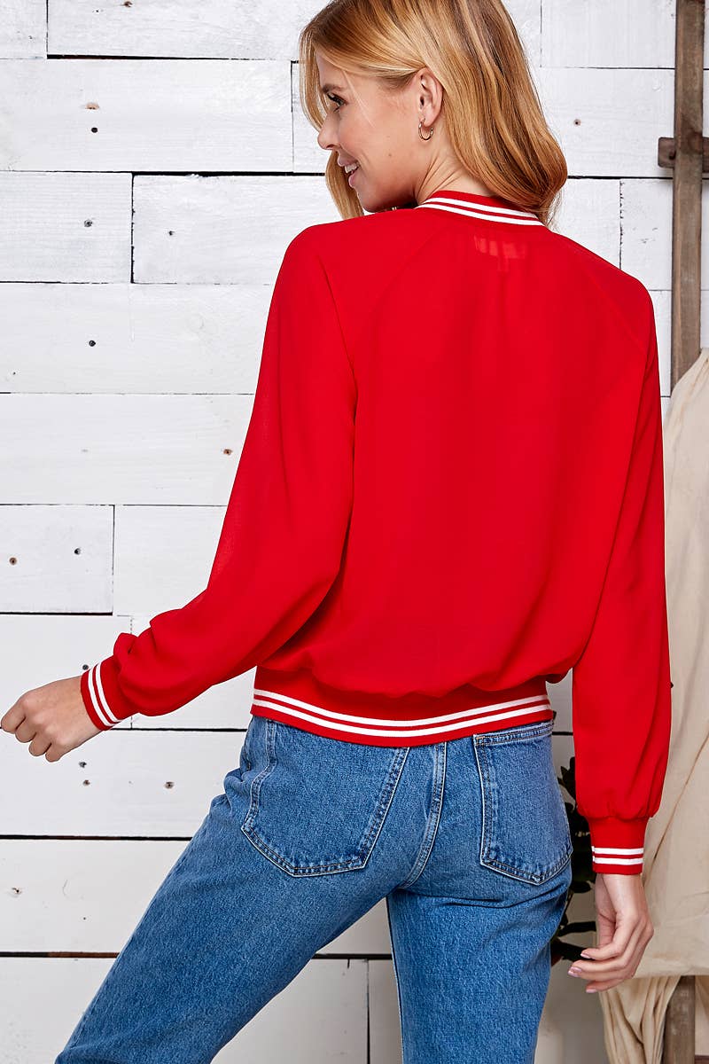 PLUS Varsity Zip Track Bomber