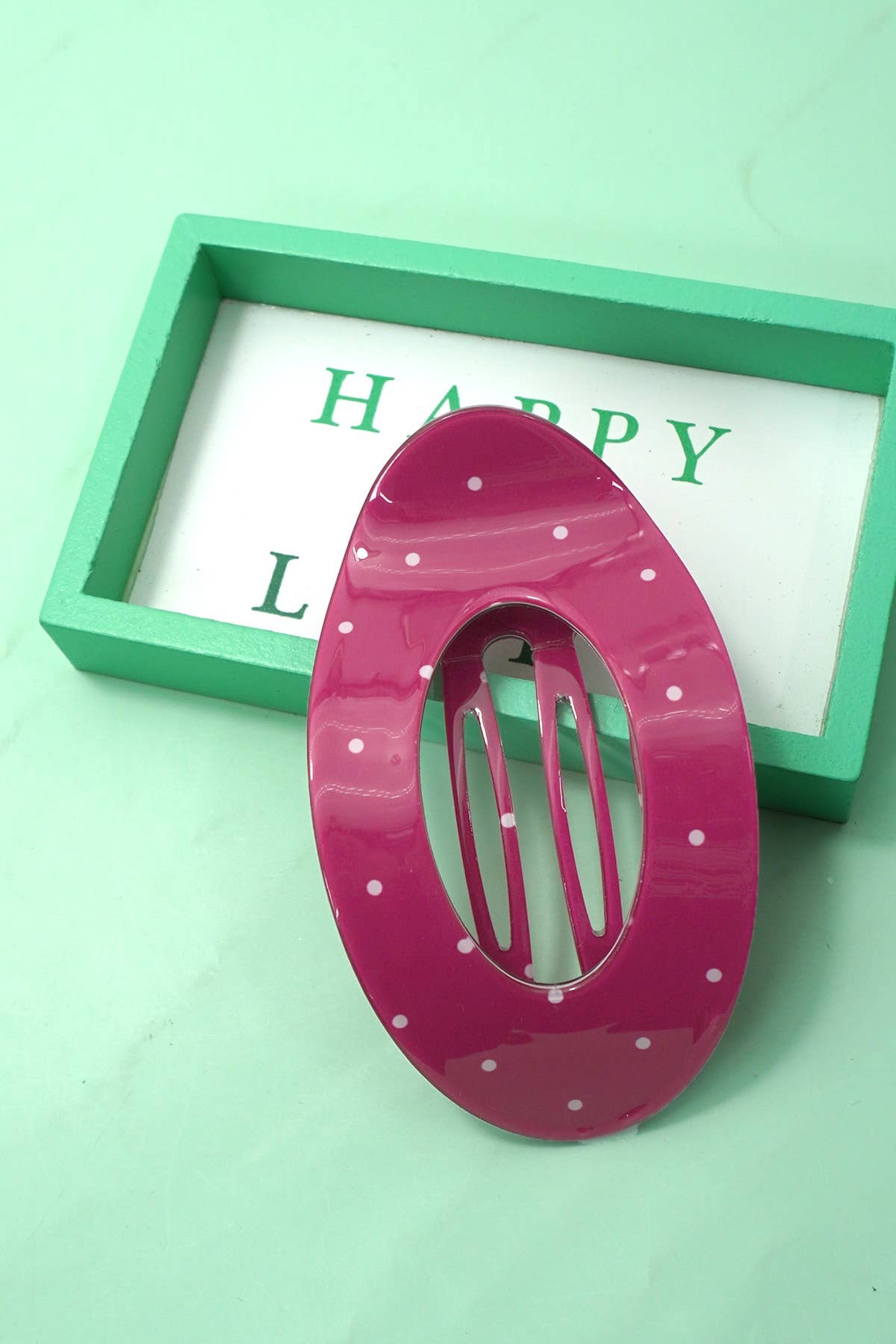 Jumbo Lay Flat Oval Hair Claw Clips Secure Styling | 40H1050