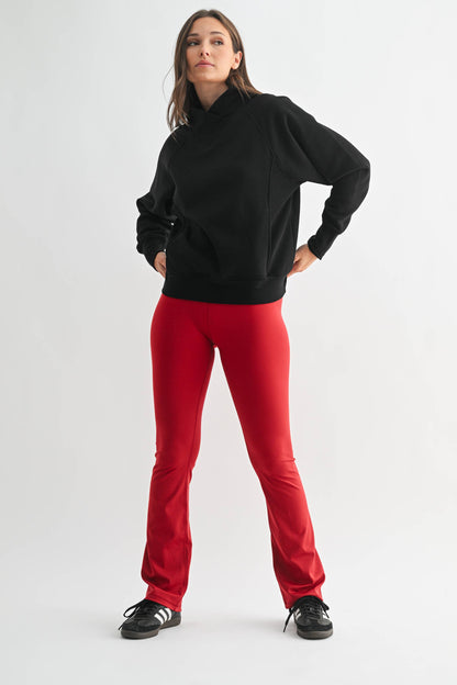 Hearthline Fleece Mock Neck Sweater