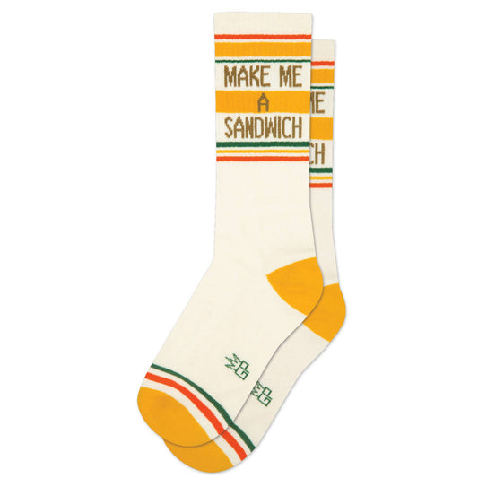 Make Me A Sandwich Gym Crew Socks