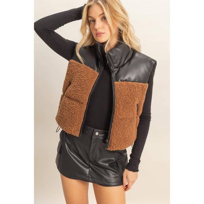 Sherpa Pu Puffer Vest