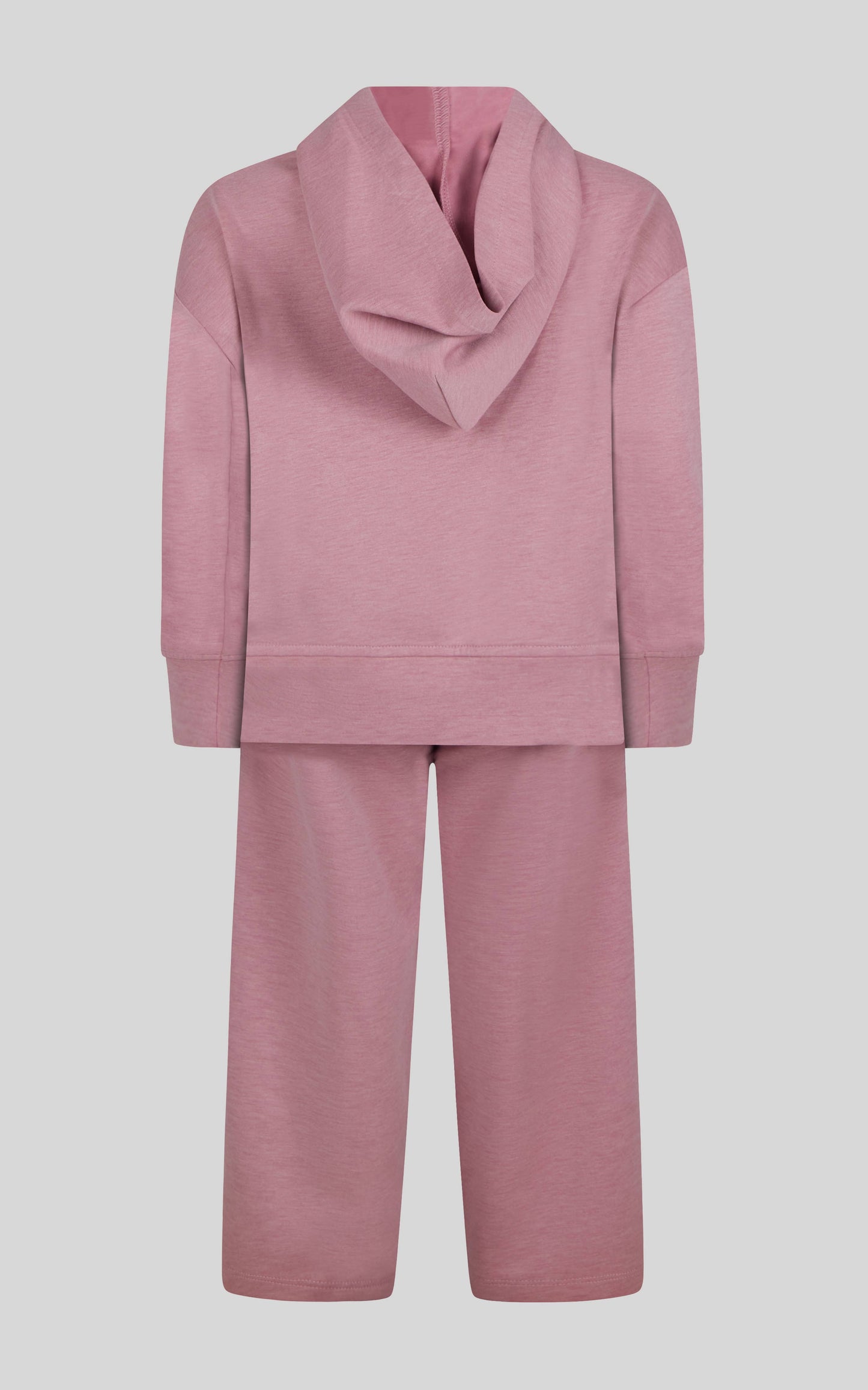 Little Girls Half Zip Hoodie, Wide Leg Pant, Fanny Bag  Set