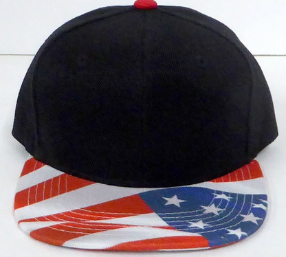 Custom Party Snapback Hats - Rectangle Patch