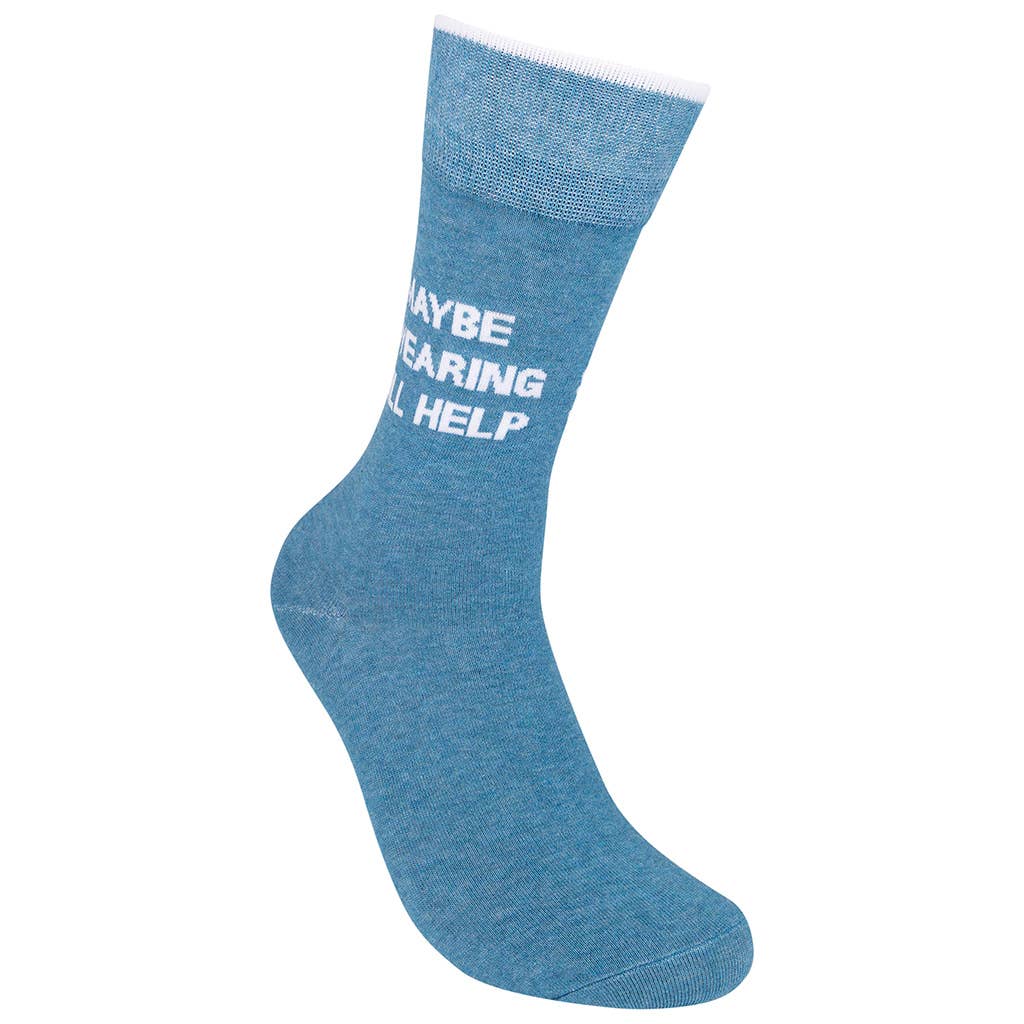 Maybe Swearing Will Help Socks-CLOSEOUT | About Face Designs