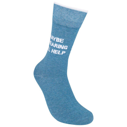 Maybe Swearing Will Help Socks-CLOSEOUT | About Face Designs