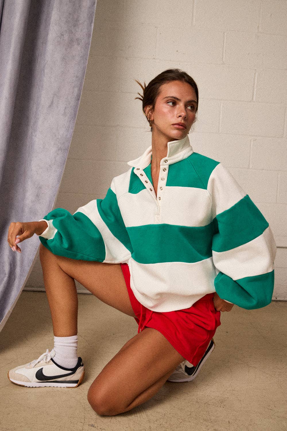 PT16060-3 - Everly Striped Pullover
