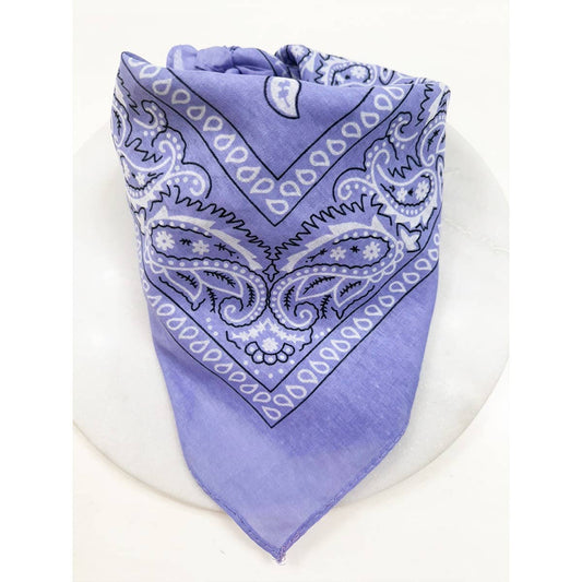 LAVENDER Pasley Pattern Bandanas