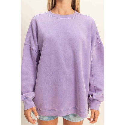 Oversized Crew Neck Sweatshirt