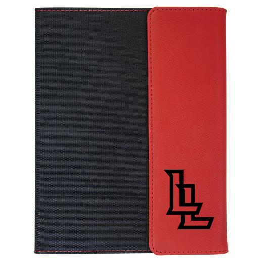 7&#34; x 9&#34; Laserable Leatherette Canvas Portfolio with Notepad