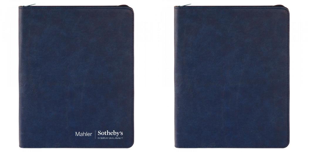 9 1/2" x 12" Leather Portfolio with Notepad