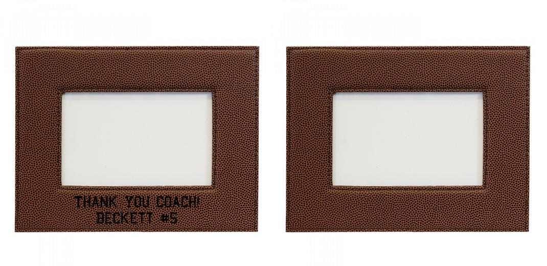 Football Leather Photo Frame